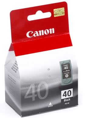 Canon inkjet cartridges PG-40 Black