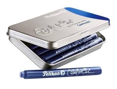 Ανταλλακτικές αμπούλες πένας 6 τεμάχια - Pelikan edelstein 