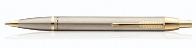 Στυλό μεταλλικός κορμός - Parker IM silverbrushed gold trim  