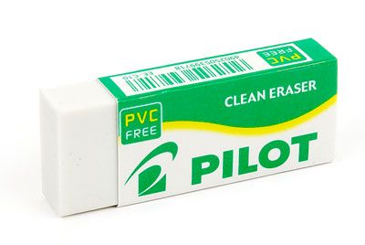 Γομολάστιχα λευκή μεγάλη- Pilot  pvc free  c10 