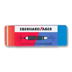 Γομολάστιχα δίχρωμη μπλέ-κόκκινη - Faber