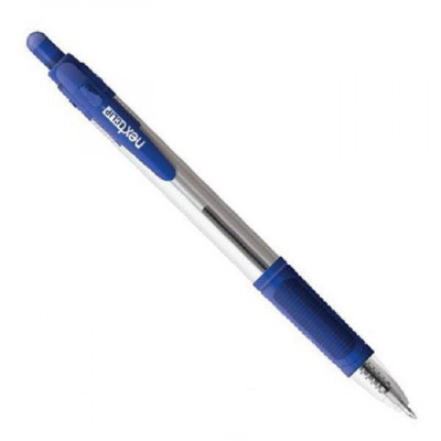 Στυλό διαρκείας με αντ/κό με μηχανισμό & λάστιχο (grip) 