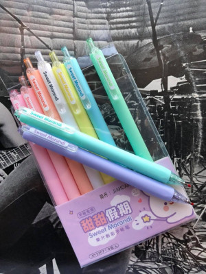 Στυλό τύπου gel σε παστέλ χρώματα set 9 τεμαχίων
