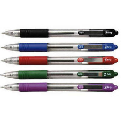 Στυλό Mίνι γραφής 10mm με λάστιχο για άνετο κράτημα-Zebra  Ζ-Grip