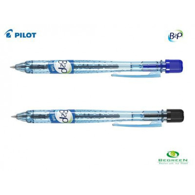Στυλό με ανταλλακτικό & κουμπί ανακυκλωμένο πλαστικό - Pilot b2p 