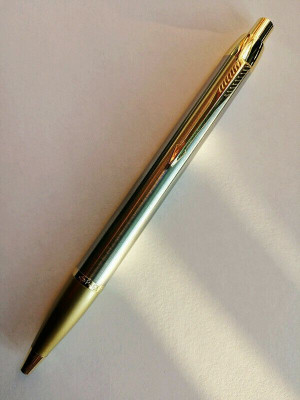 Στυλό  μεταλλικός  -  Parker IM stainless steel ct + gold 