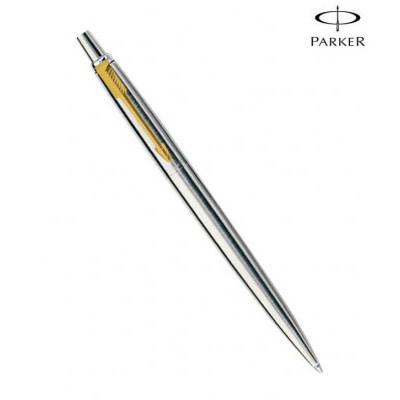 Στυλό -  Parker Jotter  steel (Επίχρυσο κλίπ)