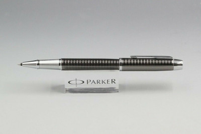 Στυλό roller ball -Parker IM grid gray silver clip 
