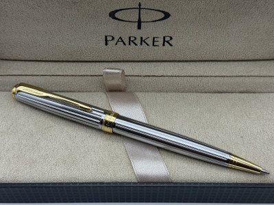 Στυλό silver -  Parker Excellent sonnet Silver Circle Gold 