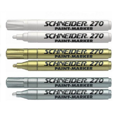 Μαρκαδόρος  ζωγραφικής  μεταλικής γραφής 1-3 mm - Schneider 270