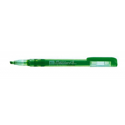 Μαρκαδόρος υπογράμμισης πράσινος τύπου στυλό - Zebra Sparky 12 άδα 