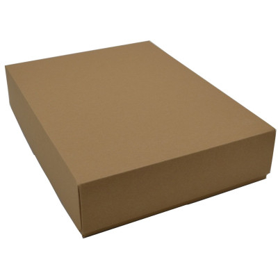 Κουτί αποθήκευσης με καπάκι από χαρτόνι κραφτ μικροβέλε Α3 (30x42 cm) 