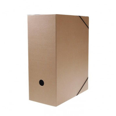 Κουτί με λάστιχα - Αρχειοθήκη οικολογικό χαρτόνι  27x36  12 εκ. ράχη 