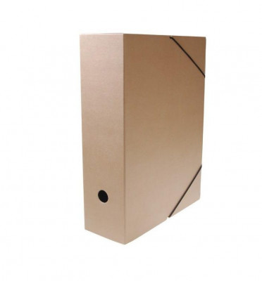 Κουτί με λάστιχα - Αρχειοθήκη οικολογικό χαρτόνι  25x33,5 x 8 εκ. ράχη 