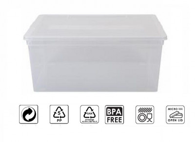 Κουτί αποθήκευσης πλαστικο 19 L     40,5x34.1x16,8 εκ.