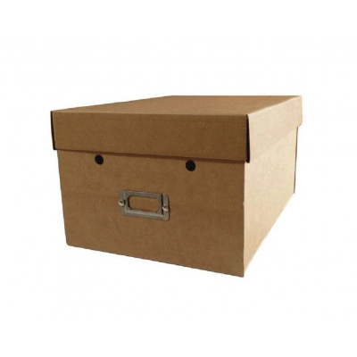 Κουτί αποθήκευσης απο συμπαγές χαρτόνι μπέζ Α3 