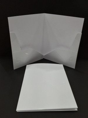 Ντοσιέ συνεδρίων λευκό δίφυλλο 31x22 εκ.