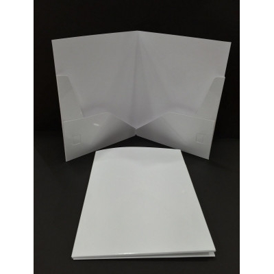 Ντοσιέ συνεδρίων λευκό δίφυλλο 31x22 εκ.