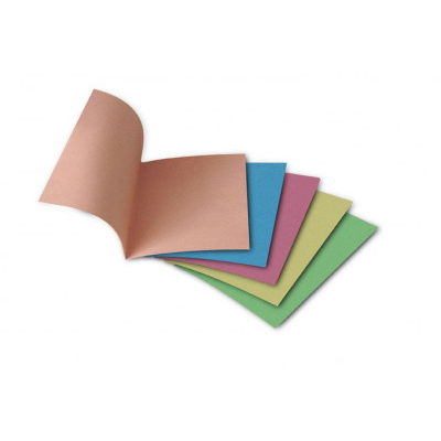 Ντοσιέ δίφυλλα από  χαρτί  χρωματιστό 21x30 100γρ 5άδα (chemise)