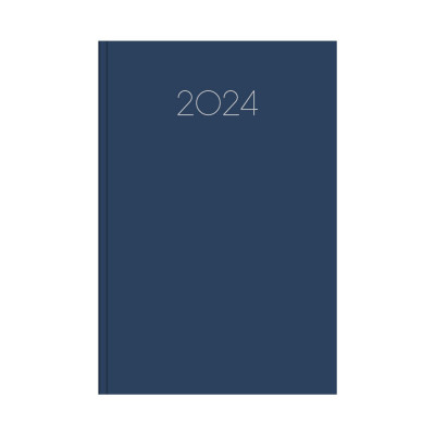 Ημερολόγιο 2024 ημερήσιο βιβλιοδετημένο,  17x25 cm (Οικονομική σειρά)