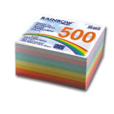 Μπλόκ κύβος σημειώσεων χρωματιστός  9x9 εκ. 500 φύλλα