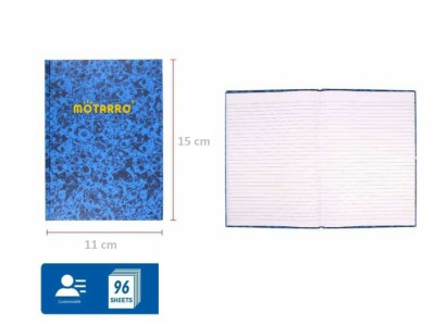 Σημειωματάριο βιβλιοδετημένο 96 φύλλων 11x15 cm 