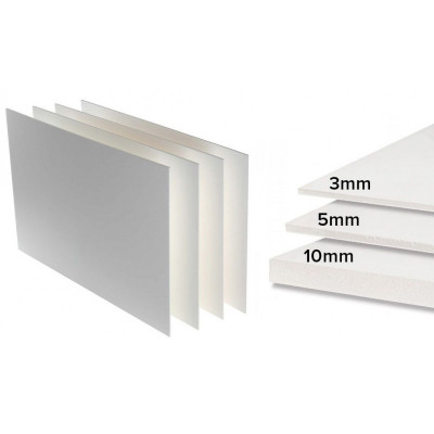 Χαρτόνι μακέτας λευκό 3  χιλ.  70x100  εκ.