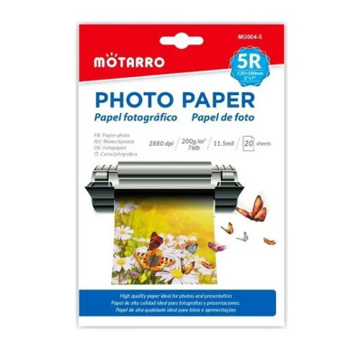  Χαρτί Φωτογραφικό 13×18 200gr/m² 5760 DPI για Εκτυπωτές Inkjet (20 Φύλλα)