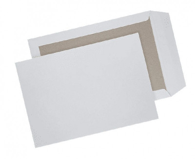 Φάκελοι τ.  σακούλα λευκός  23x32 cm με χαρτόνι  10άδα 