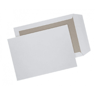 Φάκελος σακούλα λευκός  23x32 cm με χαρτόνι 10άδα 