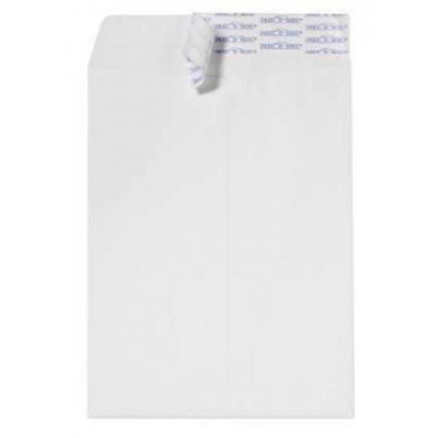 Φάκελος σακούλα λευκός  17x23 cm αυτοκόλλητος  25άδα