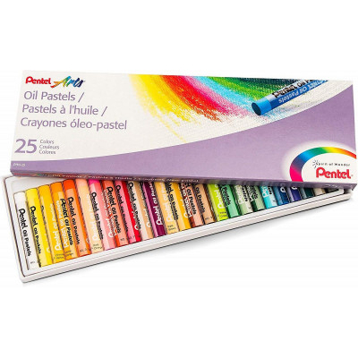 Λαδοπαστέλ 25 χρωμάτων - Pentel arts 