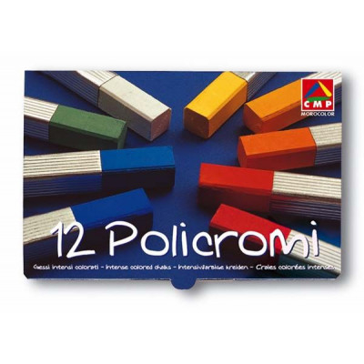 Ξηροπαστέλ κιμωλίας σετ 12 χρωμάτων  - Primo ( Iταλίας)      