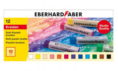 Ξηροπαστέλ κιμωλίας σετ 12 χρωμάτων - Eberhard faber