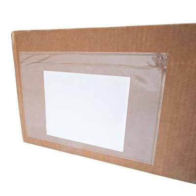 Αυτοκόλλητες διάφανες θήκες courier ( packing list)  C4-A4  250 x 330 mm  500 τεμάχια