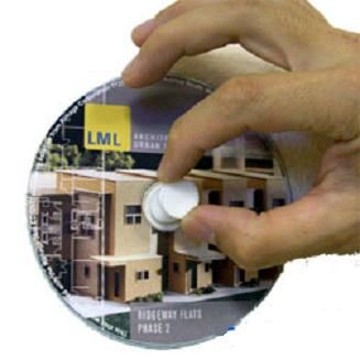 Αυτοκόλλητα δισκία αφρώδη 16mm συγκράτησης CD/DVD (100 τεμ.)          