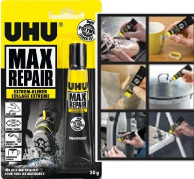 Κόλλα πολυμερική ελαστική  20gr. max repair - Uhu 