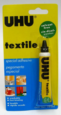 Κόλλα υφασμάτων - Uhu Textile 19 ml 