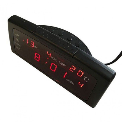 Ρολόι επιτραπέζιο ξυπνητήρι ψηφιακό με led ,ρεύματος 