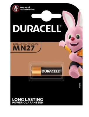 Μπαταρία αλκαλική μέγεθος  A27  MN27 12v -Duracell