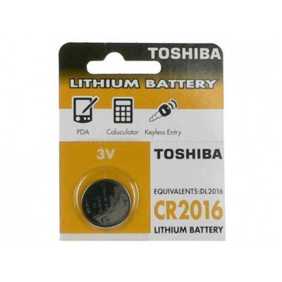 Μπαταρία λιθίου τύπου coins  cr2016 3 volt - Toshiba 