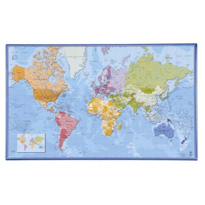 Σουμέν γραφείου με παγκόσμιο χάρτη -Viquel