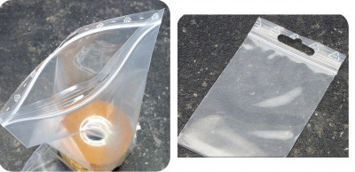 Σακουλάκια πλαστικά ασφαλείας με zip 65 x 80 χιλ. ύψος 100 άδα