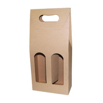 Κουτί- τσάντα συσκευασίας 2 φιαλών  36,5x17x8εκ.