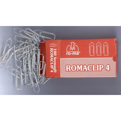 Συνδετήρες εγγράφων  Νο4  36 mm- Roma clip