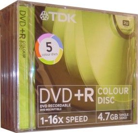 Tdk - DVD+R 4.7GB 16x  σε πλαστική θήκη 