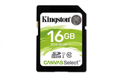 Μνήμη SD Secure Digital  16 gb High class 10 -  Kingston