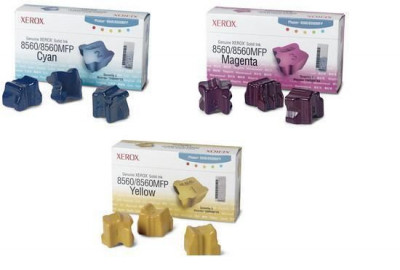 Xerox Phaser Color Laser solid ink  8560 3 Colours- 108R723-4-5 (3άδα)