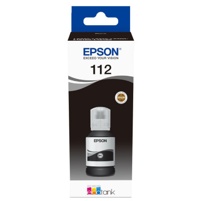 Epson - Inkjet bottle ink black  127 ml  C13T06C14A  # 112 