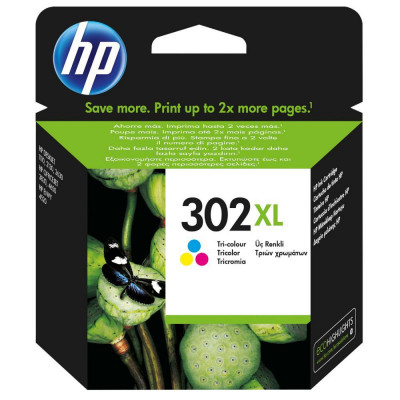 Hewlett Packard-Inkjet Cartridgel F6U67AE Color #302XL